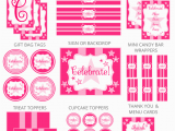 Free Printable American Girl Birthday Cards Free Pink Star Party Printables Extras Printabelle