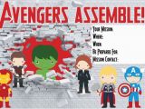 Free Printable Avengers Birthday Party Invitations 7 Best Images Of Free Avengers Printable Birthday