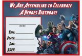 Free Printable Avengers Birthday Party Invitations Free Avengers Age Of Ultron Printable Party Decoration
