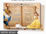 Free Printable Beauty and the Beast Birthday Invitations Beauty and the Beast Invitation Belle Invitation Beauty and