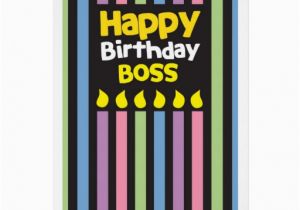 Free Printable Birthday Cards for Boss Happy Birthday Boss Greeting Card Zazzle