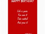 Free Printable Birthday Cards for Nephew Nephew Motivational Birthday Greeting Cards Zazzle