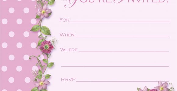Free Printable Birthday Invitation Cards with Photo Free Printable Party Invitations Templates Party