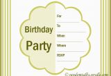 Free Printable Birthday Invitations for Adults Free Printable Birthday Invitations Random Talks