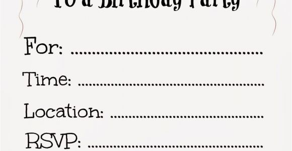 Free Printable Birthday Invitations for Kids Parties Free Printable Birthday Invitations for Kids