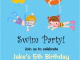 Free Printable Birthday Invitations for Kids Parties Free Printable Birthday Pool Party Invitations Free