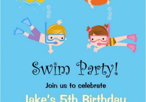Free Printable Birthday Invitations for Kids Parties Free Printable Birthday Pool Party Invitations Free