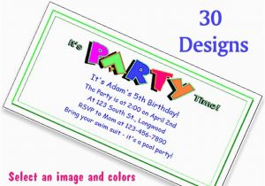 Free Printable Birthday Invitations for Kids Parties Free Printable Party Invitations for Kids