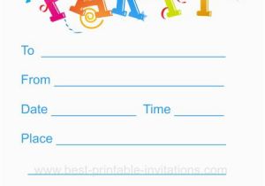 Free Printable Birthday Invites for Kids Kids Birthday Party Invitation Kids Party Invites Free