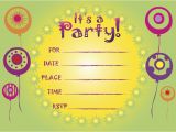 Free Printable Birthday Invites for Kids Printable Birthday Invitations 5 Coloring Kids
