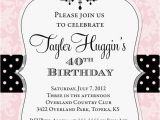 Free Printable Birthday Party Invitations for Adults Adult Chandelier Birthday Invitation Printable Any