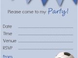 Free Printable Birthday Party Invitations for Boys Free Printable Football Party Invitation Templates