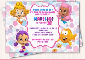 Free Printable Bubble Guppies Birthday Invitations Bubble Guppies Invitation Bubble Guppies Birthday Party