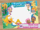 Free Printable Bubble Guppies Birthday Invitations Bubble Guppies Invitation Bubble Guppies Card Birthday