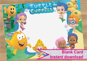 Free Printable Bubble Guppies Birthday Invitations Bubble Guppies Invitation Bubble Guppies Card Birthday