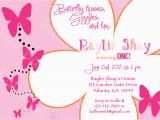 Free Printable butterfly Birthday Invitations 5 Best Images Of Free Printable butterfly Birthday