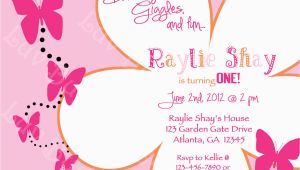 Free Printable butterfly Birthday Invitations 5 Best Images Of Free Printable butterfly Birthday