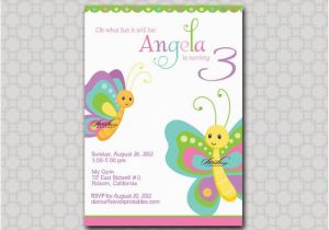 Free Printable butterfly Birthday Invitations butterfly Birthday Party Invitation by Swishprintables On Etsy