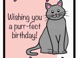 Free Printable Cat Birthday Cards Crafts Cat Birthday Coloring Page