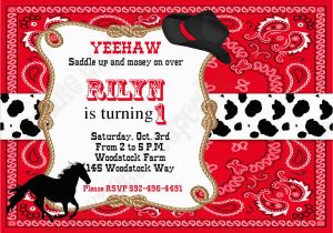 Free Printable Cowboy Birthday Invitations Birthday Invitations Free Printable Horse Birthday