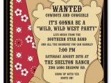 Free Printable Cowboy Birthday Invitations Cowboy Invitations Template Best Template Collection