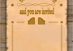 Free Printable Cowboy Birthday Invitations Free Cowboy Birthday Invitations Bagvania Free Printable