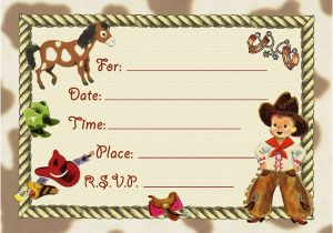 Free Printable Cowboy Birthday Invitations Western Birthday Invitations Ideas Bagvania Free