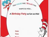 Free Printable Dr Seuss Birthday Invitations Dr Seuss Birthday Invitation Free Template Invitations