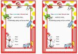 Free Printable Dr Seuss Birthday Invitations Free Printable Dr Seuss First Birthday Invitations