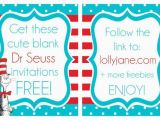 Free Printable Dr Seuss Birthday Invitations Printable Dr Seuss Quotes Templates Quotesgram