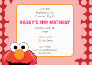 Free Printable Elmo Birthday Invitations Template Elmo Printable Birthday Invitation