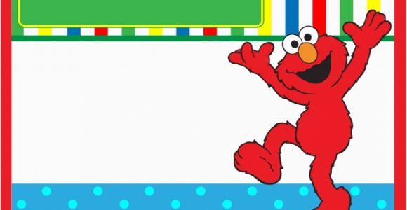 Free Printable Elmo Birthday Invitations Template Start Your Party with Sesame Street Birthday Invitations