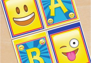 Free Printable Emoji Happy Birthday Banner Free Printable Emoji Alphabet Banner Pack