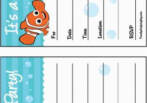 Free Printable Finding Nemo Birthday Invitations 150 Best Images About Nemo Birthday Printables On Pinterest
