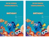 Free Printable Finding Nemo Birthday Invitations Finding Dory Birthday Invitations Birthday Printable