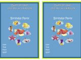 Free Printable Finding Nemo Birthday Invitations Finding Nemo Birthday Invitations Birthday Printable