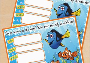 Free Printable Finding Nemo Birthday Invitations Free Printable Finding Nemo Birthday Invitation