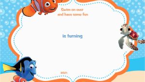 Free Printable Finding Nemo Birthday Invitations Free Printable Finding Nemo Birthday Invitation