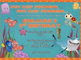 Free Printable Finding Nemo Birthday Invitations Printable Finding Nemo Invitation Plus Free Blank Matching