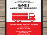 Free Printable Fireman Sam Birthday Invitations Fire Truck Party Invitations Template Fireman Birthday