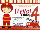 Free Printable Fireman Sam Birthday Invitations Firefighter Birthday Invitation Ideas Bagvania Free