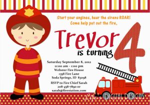 Free Printable Fireman Sam Birthday Invitations Firefighter Birthday Invitation Ideas Bagvania Free