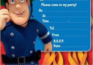 Free Printable Fireman Sam Birthday Invitations Fireman Sam Party Invitations Liam 39 S Birthday Ideas