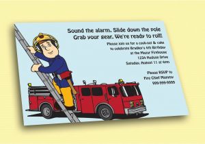 Free Printable Fireman Sam Birthday Invitations Fireman Sam Printable Birthday Invitation by Cuttlefishg