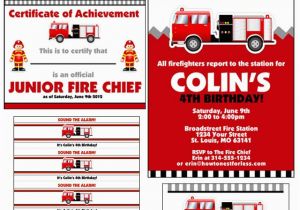 Free Printable Fireman Sam Birthday Invitations Firetruck themed Birthday Party with Free Printables How