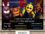 Free Printable Five Nights at Freddy S Birthday Invitations Five Nights at Freddy 39 S Invitation Five Nights by