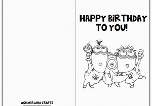 Free Printable Foldable Birthday Cards 7 Best Images Of Black and White Printable Birthday Cards