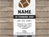 Free Printable Football Invitations for Birthday Party Black and Gray Silver Football Party Ticket Invitation