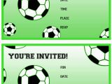 Free Printable Football Invitations for Birthday Party Free Printable soccer Birthday Party Invitations