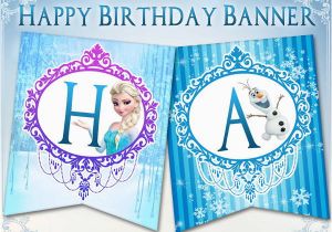 Free Printable Frozen Happy Birthday Banner Templates 6 Frozen Party Banners Psd Ai Free Premium Templates